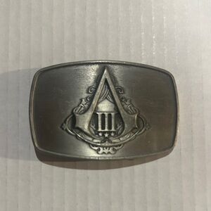 Assassins Creed Silver toned Belt Buckle collectors edition